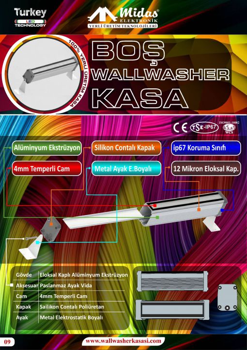  150 cm wallwasher kasasi
