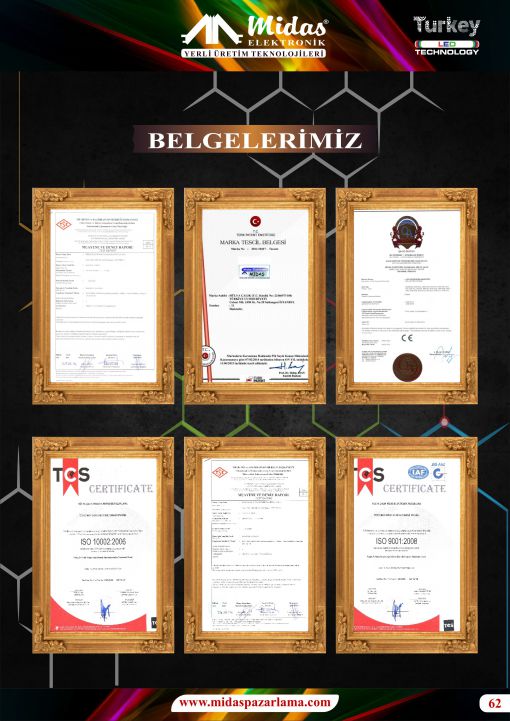 bahçe aydınlatma sertifikaları