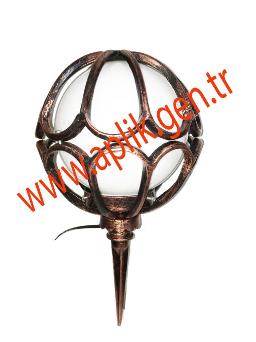  kazıklı bahçe döküm aydınlatma