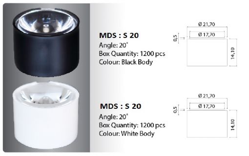  power led lens 20 derece